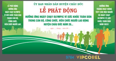File PSD Market Lễ phát động dạy chạy vì sức khỏe toàn dân (nguyên bản) cho thiết kế
