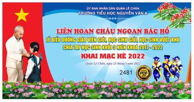 File gốc Market Liên hoan cháu ngoan Bác Hồ - Lễ biểu dương... (dành cho quảng cáo)