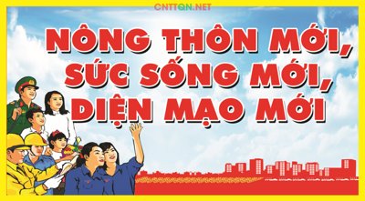 File gốc Market Nông thôn mới, sức sống mới, diện mạo mới (chuẩn màu) cho in offset