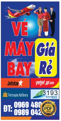 Ảnh gốc file in lụa Market Vé máy bay giá rẻ Vietjet - jetstar file Corel chi tiết
