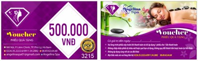 Tải file tranh Market Voucher Angelina spa - phiếu quà tặng file Corel (ảnh gốc) ngay