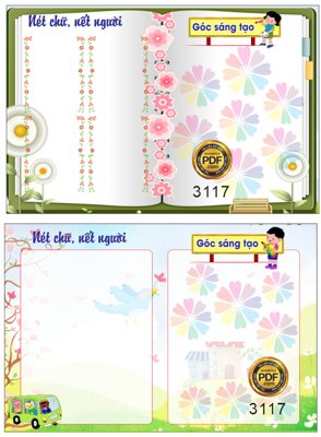 Download file gốc Market bảng nét chữ, nết người và góc sáng tạo file Corel (in lụa) tranh 3D