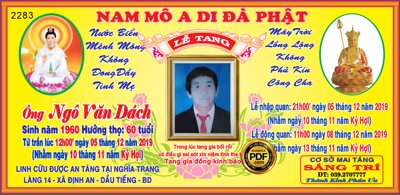 File tranh in trần 3D Market bảng thông tin cáo phó - cơ sở mai táng Sáng Trí (ảnh gốc)