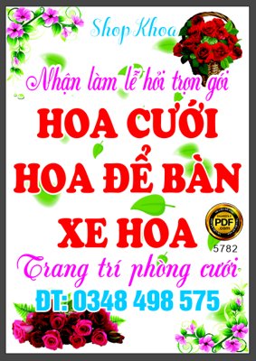 File gốc Market biển vẫy Shop Hoa - hoa tươi file corel (PNG) trong suốt (transparent)