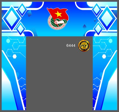 Tải file Market chào mừng kỷ niệm 92 năm ngày thành lập đoàn #7 (gốc) chủ đề phong thủy