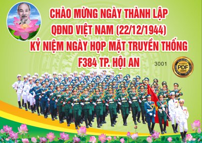 File tranh Market chào mừng ngày thành lập quân đội nhân dân Việt Nam (bản gốc) in lụa 3D