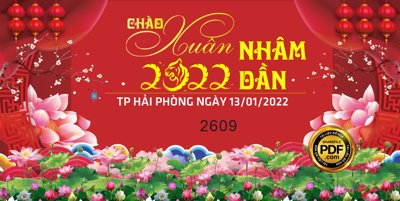 File in lụa Market chào xuân Nhâm Dần 2022 TP Hải Phòng file cdr (chất lượng cao) Market chào xuân Nhâm Dần 2022 TP Hải Phòng file cdr