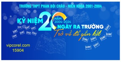 Download file Market kỷ niệm 20 năm ngày ra trường 2025 #2 corel (gốc) cho xưởng in
