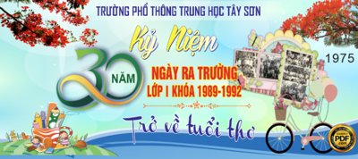 Tải file Market kỷ niệm 30 năm ngày ra trường THPT Tây Sơn (gốc) làm file in ấn