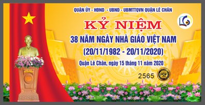 Tải file Market kỷ niệm 38 năm ngày nhà giáo Việt Nam 20/11 file CDR (gốc) làm tranh treo tường