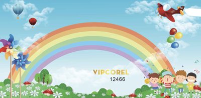 File ảnh Market nền ngày Quốc Tế Thiếu Nhi 1/6 vector #16 (gốc) cho trang trí nội thất