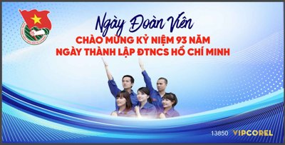 Tải file Market ngày đoàn viên ngày thành lập Đoàn file corel x7 (gốc) làm file quảng cáo