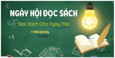 File in lụa Market ngày hội đọc sách tone xanh lá 2025 corel (tân cổ điển) Market ngày hội đọc sách tone xanh lá 2025 corel