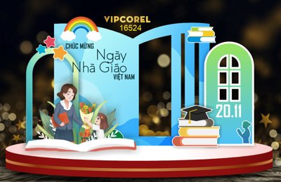 File tranh Market ngày nhà giáo Việt Nam 20-11 2025 #18 (bản gốc) treo tường