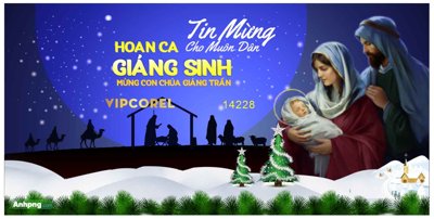 File tranh quảng cáo Market trang trí Giáng Sinh 2025 file corel #11 (file gốc) chuyên nghiệp