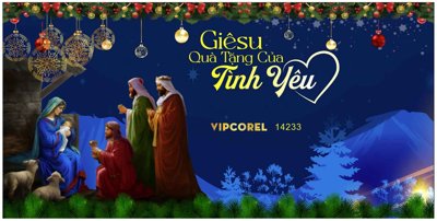 Download file Market trang trí Giáng Sinh 2025 file corel #16 (gốc) in mica cao cấp