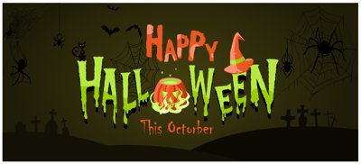 File tranh Market trang trí Lễ hội Halloween vector file corel #35 (bản gốc) treo quán cafe