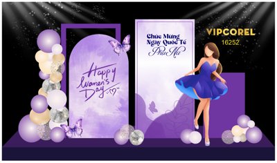 Tải file Market trang trí Women's Day 8.3 #9 file corel (gốc) chủ đề tâm linh