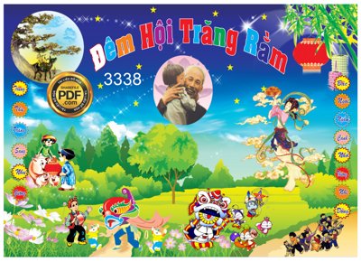 Tải file Market trung thu Đêm hội trăng rằm #11 file Corel (ảnh gốc) độ phân giải 300dpi