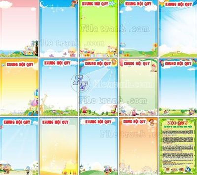 File tranh Mau Trang tri truong mam non (24) (ảnh gốc) chi tiết rõ ràng