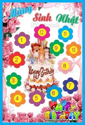 File in trần Mau Trang tri truong mam non (54) (bản gốc 3D) sống động