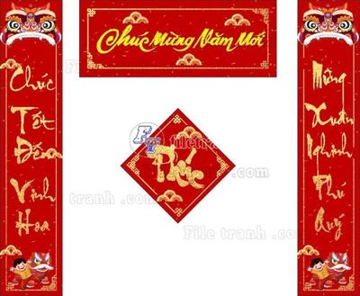 File PSD Mau cau doi tet (4) (bản gốc) dễ dàng edit