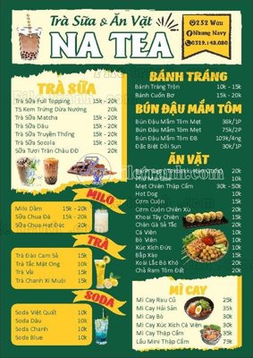 File gốc Menu Natea (chủ đề hiện đại) trang trí