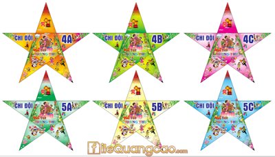 Tải file Ngôi sao trung thu 2019 các màu sắc file thiết kế CDR (ảnh gốc) in gạch men