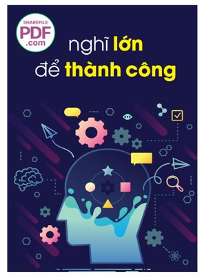 File tranh Nghĩ lớn để thành công file vector PDF (bản gốc) in lụa 5D