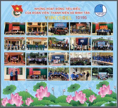 Tải file gốc Những hoạt động tiêu biểu của đoàn viên thanh niên (bản PSD) còn layer