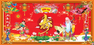 File ảnh [PSD] Phông nền lễ mừng thọ #4 chất lượng cao (gốc) in biển hiệu