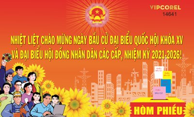 File PSD Pano Đại Hội Đại Biểu Toàn Quốc XIV #17 file corel (chất lượng in ấn)