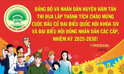 File in trần Pano Đại Hội Đại Biểu Toàn Quốc XIV #18 file corel (file gốc) phong thủy