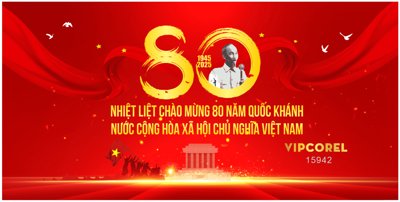 File gốc in tráng gương Pano Nhiệt liệt chào mừng 80 năm quốc khánh chi tiết