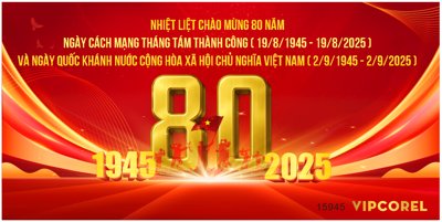 File PSD Pano Nhiệt liệt chào mừng 80 năm quốc khánh #2 (gốc) nhiều lớp (multi-layer)