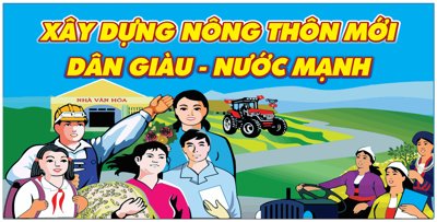 File ảnh gốc Pano Xây dựng nông thôn mới dân giàu - nước mạnh (chuyên in mica)