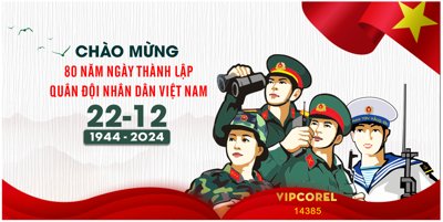 Tải file gốc in lụa Pano ngày thành lập quân đội nhân dân VN 22-12 #4 siêu nét
