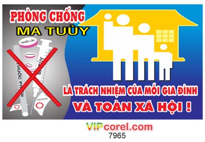 Tải file gốc Pano phòng chống ma túy là trách nhiệm của mỗi GĐ (bản PSD) đầy đủ layer
