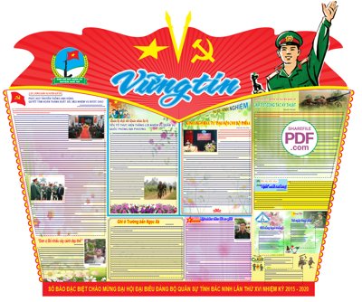 File tranh Pano số báo đặc biệt Vững Tin file PDF & CDR (gốc) in film