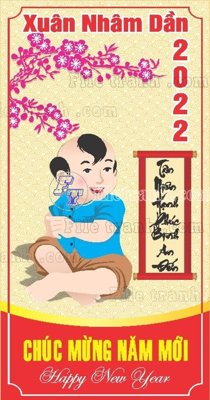File in trần Pano treo Mung dang mung xuan (57) (bản gốc) đại dương