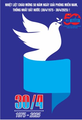 Tải file Pano tuyên truyền 50 năm ngày giải phóng miền Nam (PSD) cho in tranh kính