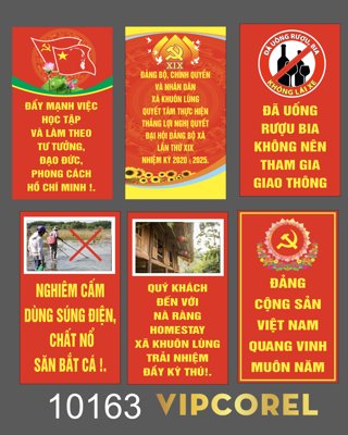 File gốc Pano tuyên truyền Nông thôn mới 2024 vector (trang trí) phòng làm việc