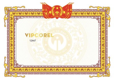 File PSD Phôi bằng khen của bộ GD và ĐT huyện Vân Đồn (bản gốc) chất lượng nhất