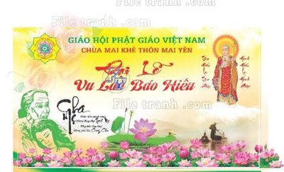 Download file gốc Phong nen dai le mua Vu Lan (6) (in lụa) tranh 3D