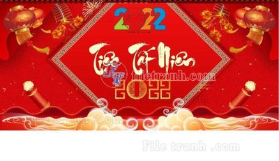 File gốc Phong nen san khau Tat nien (45) (in lụa) chi tiết cao