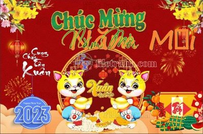 File tranh Phong nen san khau chuc mung nam moi (10) (gốc) chủ đề động vật