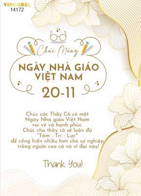 File in trần Poster mừng ngày nhà giáo Việt Nam 20-11 #16 file PSD (bản gốc) 5D