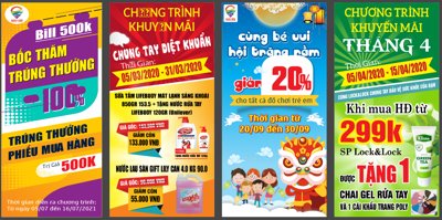 File gốc Standee chương trình khuyến mại bốc thăm (PNG) chất lượng cao