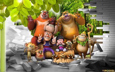 File gốc in tráng gương Tải tranh 3D trang trí phòng ngủ của bé yêu #20 chi tiết