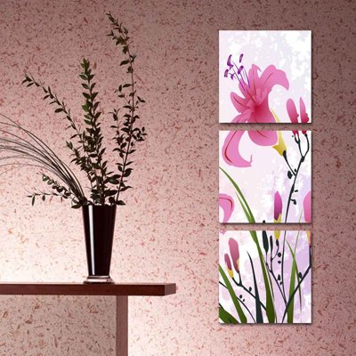 Tải file gốc Tải tranh bộ ghép 3 tấm những bông hoa #196 (bản PSD) còn layer